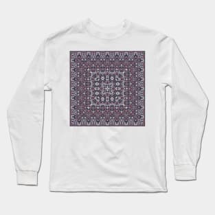 Arabic ornate square pattern Long Sleeve T-Shirt